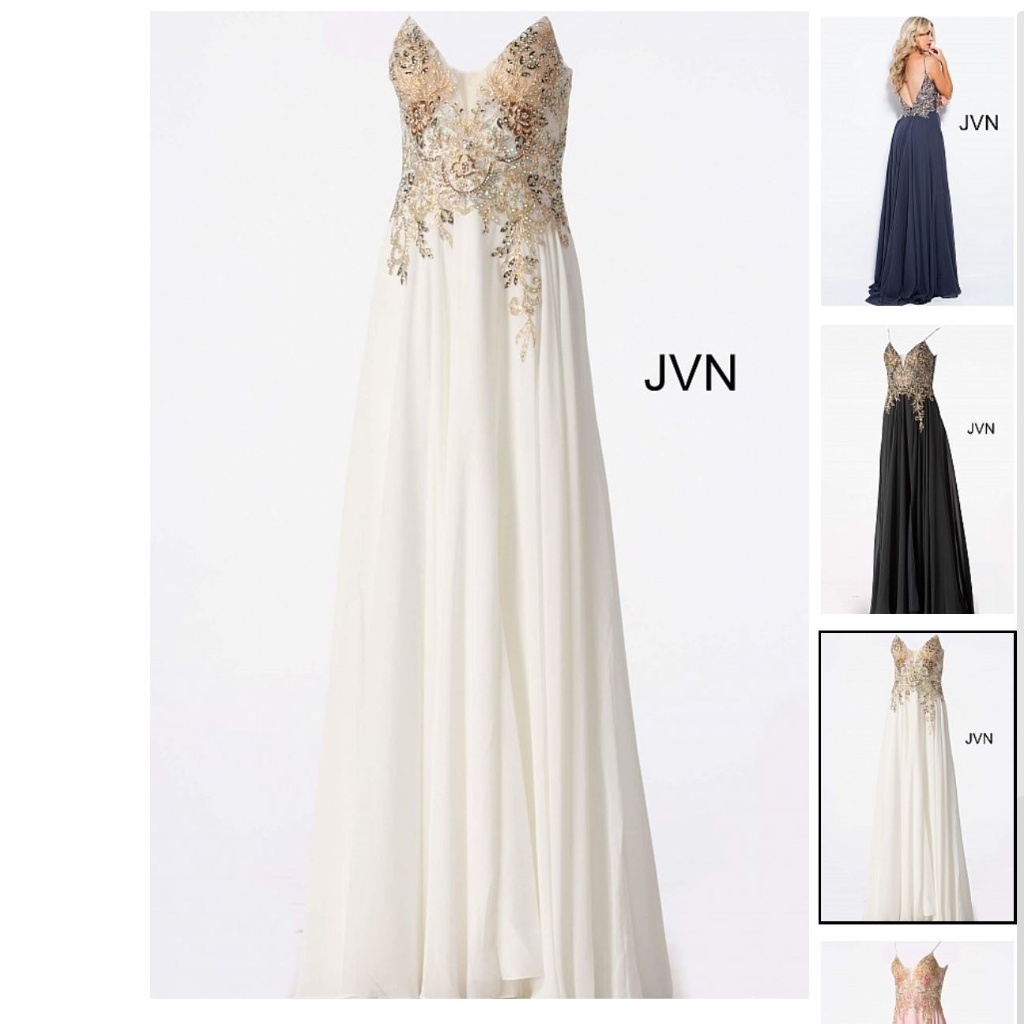 Embellished Bodice Jovani 55885 Dress
